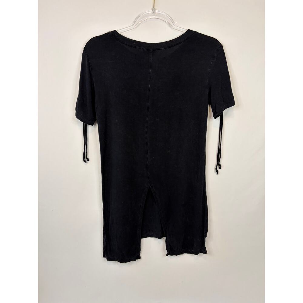 Affliction x Fast and Furious Lace Up Short Sleeve Black T-shirt Size XS womens - Picture 5 of 5